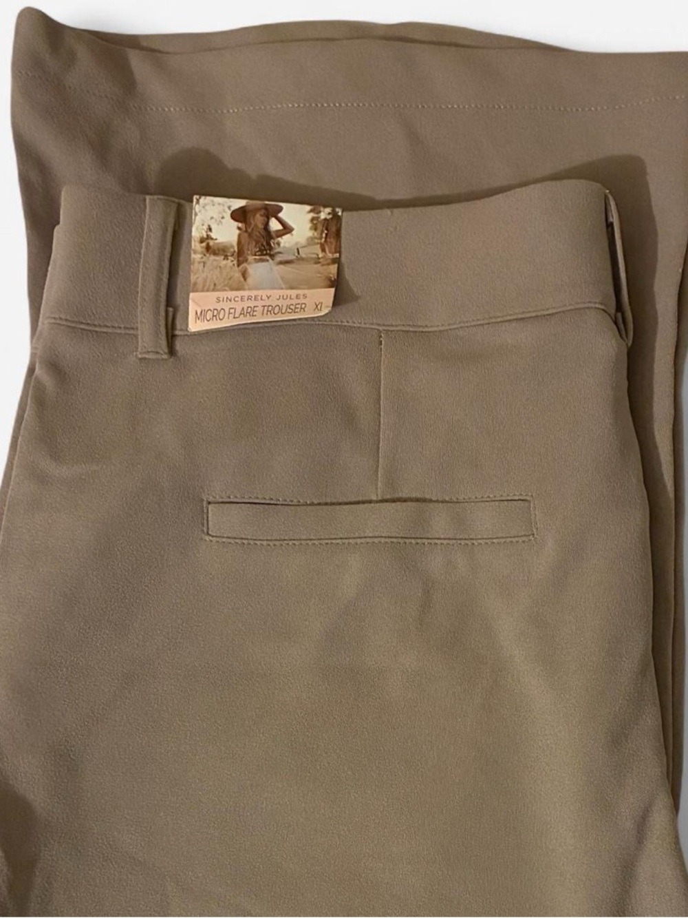 Sincerely Jules Micro Flare Trousers Size XL